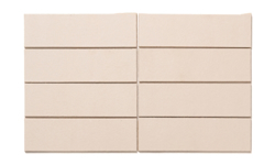 Afbeeldingen van Vanilla White Steenstrip