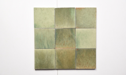 Bild von Green glazed 0301 steenstrips