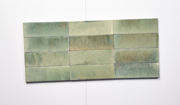 Afbeeldingen van Green Glazed 0305 Steenstrips