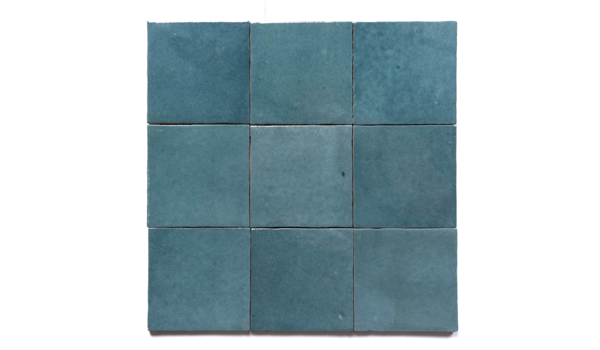 Bild von Blue Glazed 0302 Riemchen