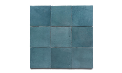 Bild von Blue Glazed 0302 Riemchen
