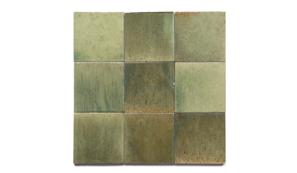 Bild von Green glazed 0301 Riemchen