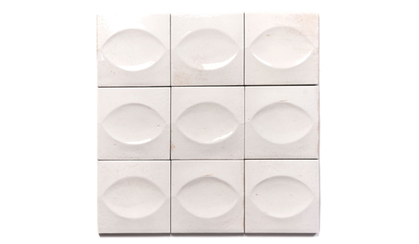 Bild von White Glazed 0304 Riemchen
