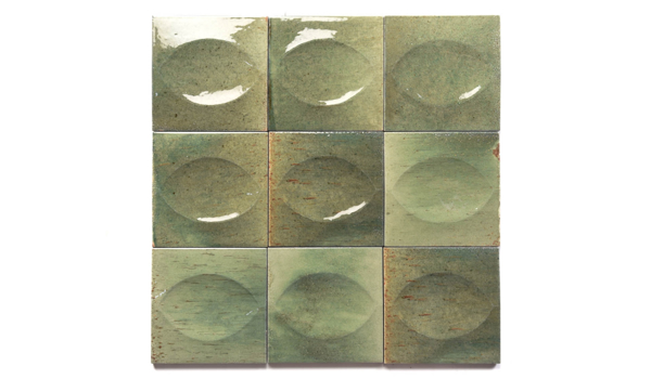 Bild von Green Glazed 0302 Riemchen