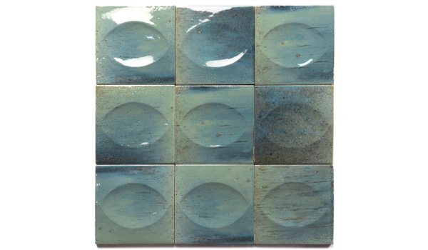 Bild von Blue Glazed 0305 Riemchen