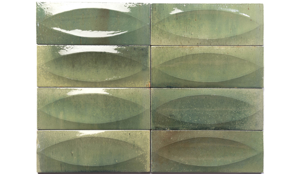 Bild von Green Glazed 0304 Riemchen