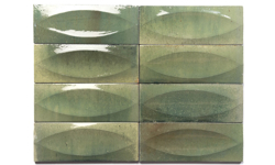 Bild von Green Glazed 0304 Riemchen