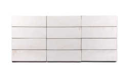 Bild von White Glazed 0305 Steenstrips