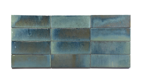 Bild von Blue Glazed 0306 Riemchen