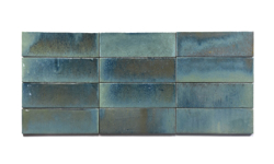 Bild von Blue Glazed 0306 Riemchen