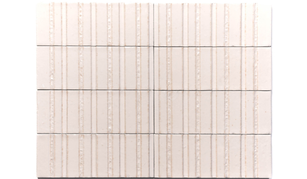 Bild von White Glazed 0307 Steenstrips